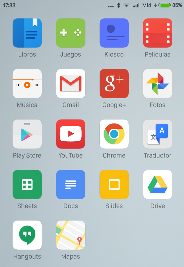 GOOGLE APPS ICONS FOR MIUI 7