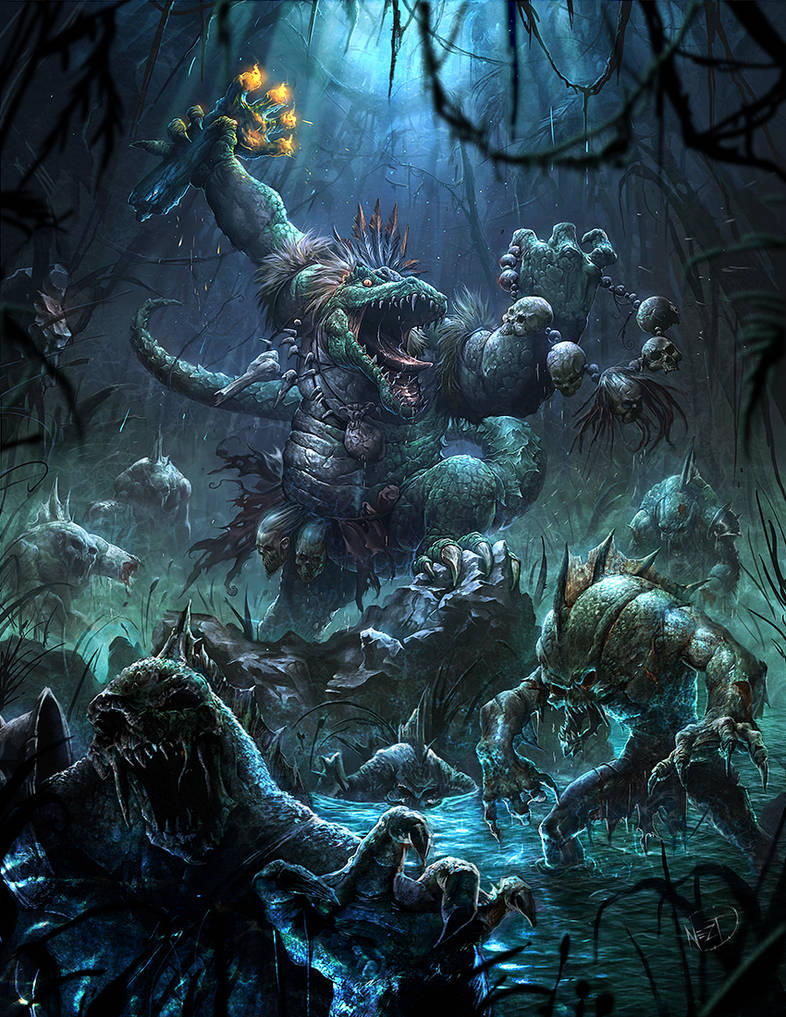Как пройти чудище. Diablo 3 монстры болота. Темное фэнтези. Фантастические монстры.
