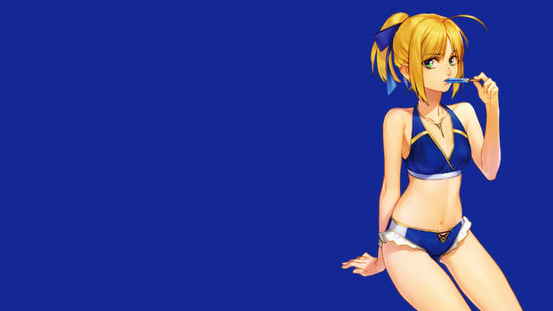 Bikini Saber Wallpaper [1920x1080]