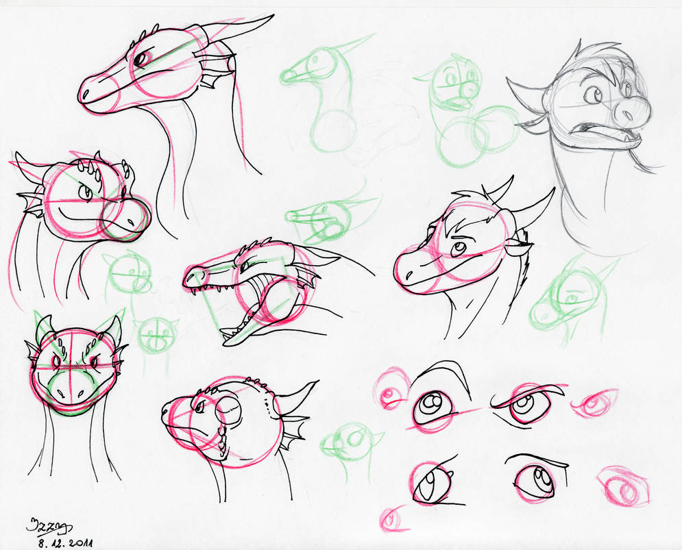 Dragon head Tutorial by Natsuakai on DeviantArt