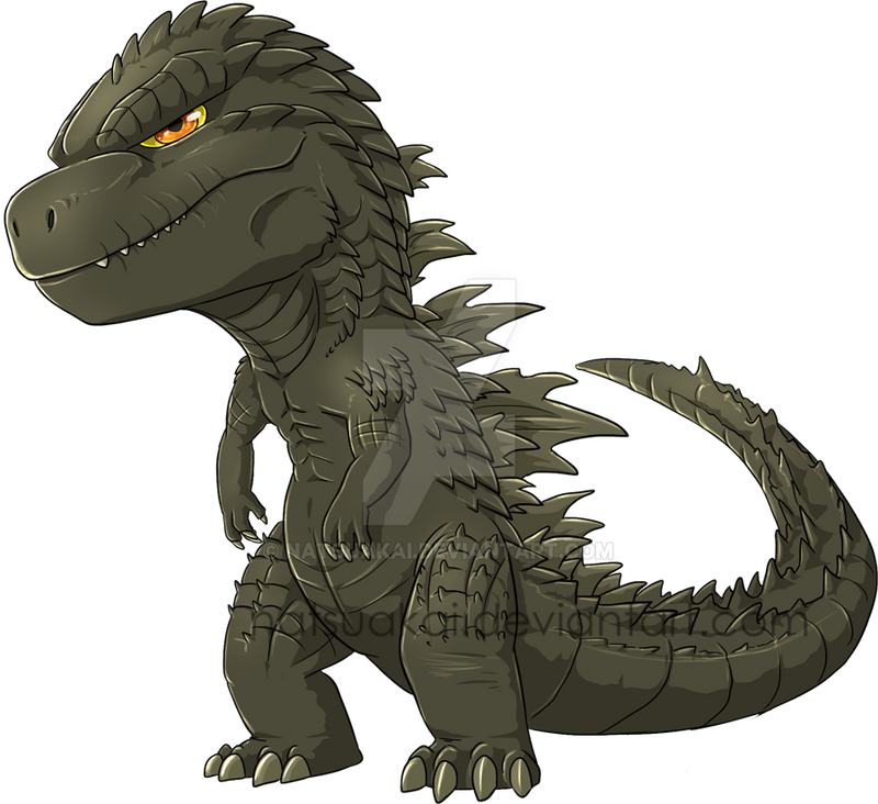 Chibi Godzilla 2014 by Natsuakai on DeviantArt