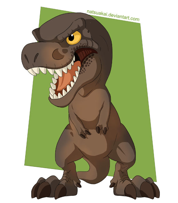 Chibi Trex by Natsuakai on DeviantArt