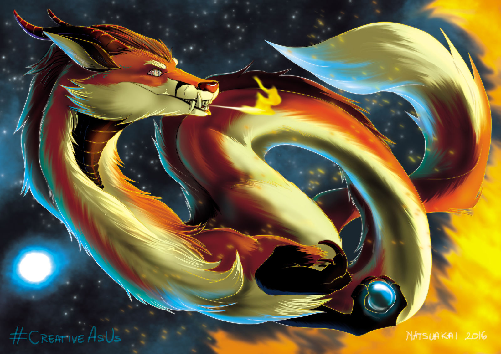 Fox Dragon Deviantart Fox Dragon by Natsuakai on DeviantArt