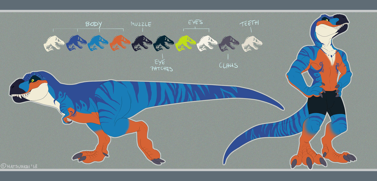 Custom Rex Oc Comm: Custom T-Rex by Natsuakai on DeviantArt