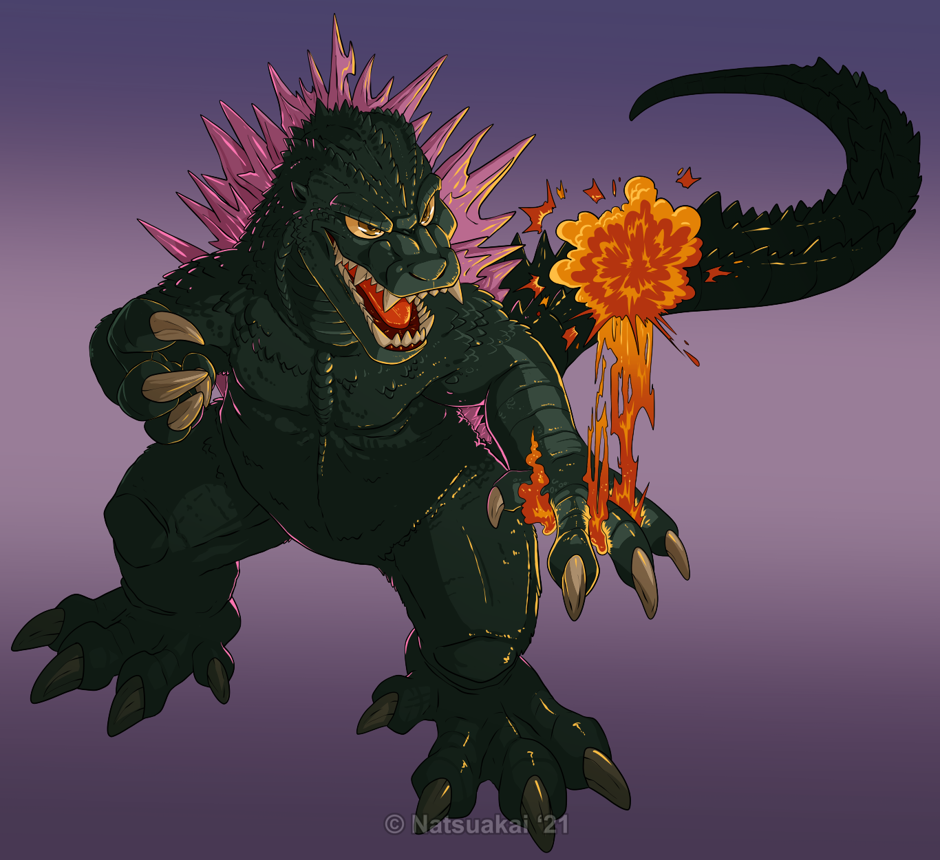 Godzilla 2000 by Natsuakai on DeviantArt