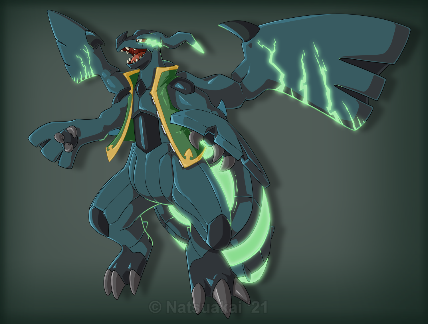 Shiny Zekrom by Natsuakai on deviantART  Pokemon pictures, Pokemon dragon,  Pikachu art