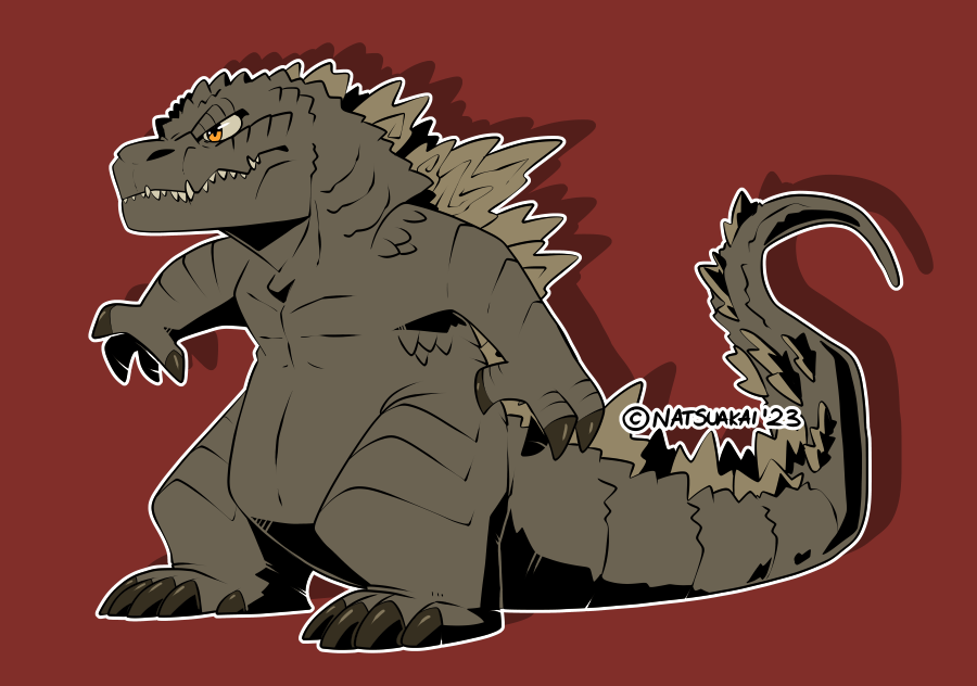 Chibi Godzilla #1: G2014 by Natsuakai on DeviantArt