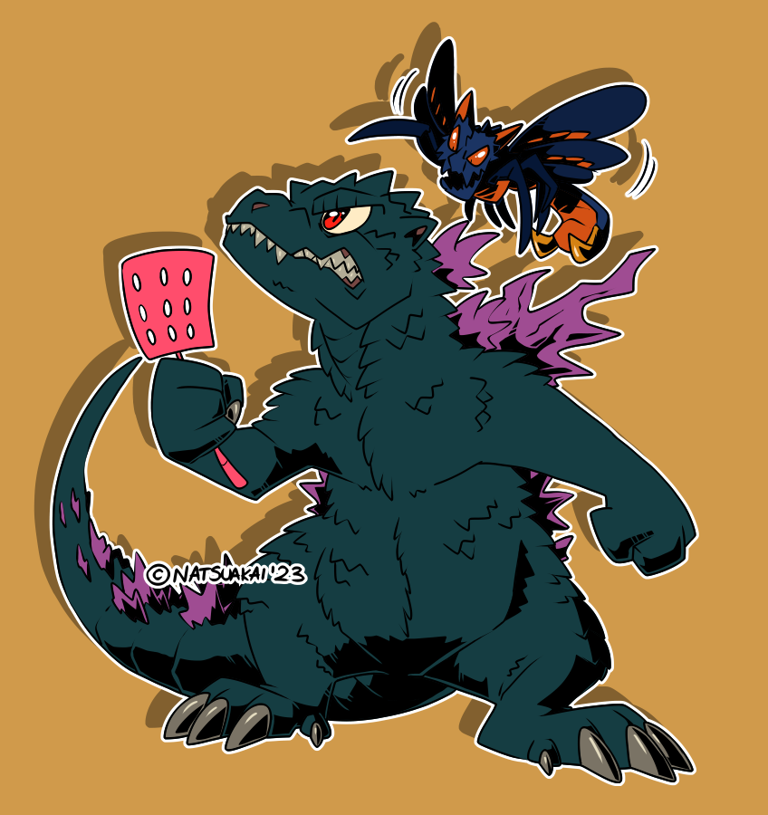 Chibi Godzilla #4: Godzilla vs Megaguirus by Natsuakai on DeviantArt