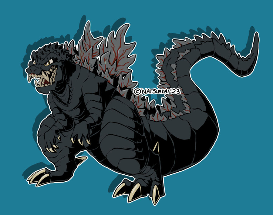 Chibi Godzilla #8: Ultima G (Singular Point) by Natsuakai on DeviantArt
