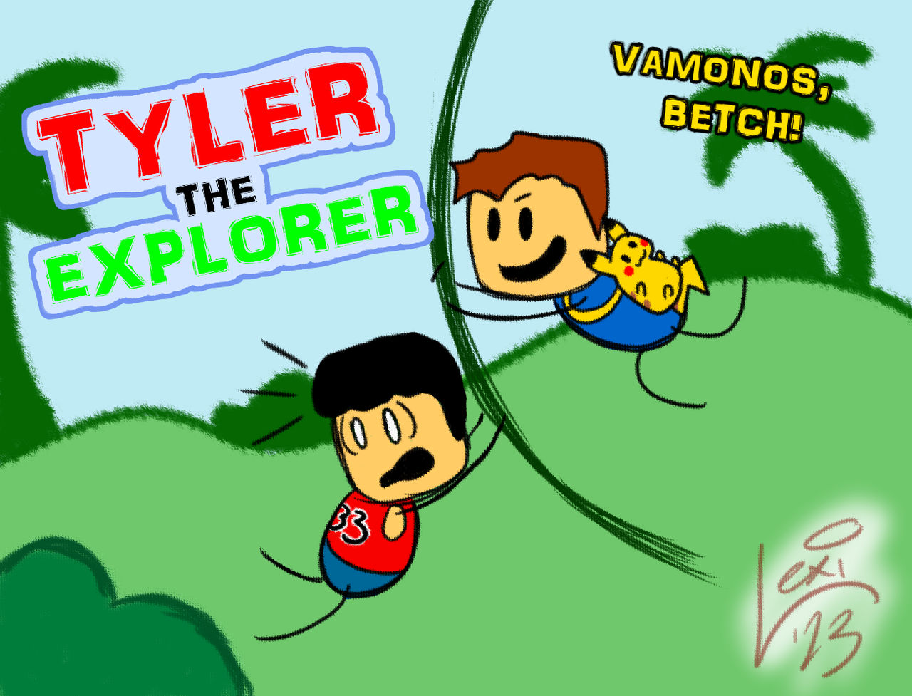 Tyler the Explorer by LexiDraws7 on DeviantArt