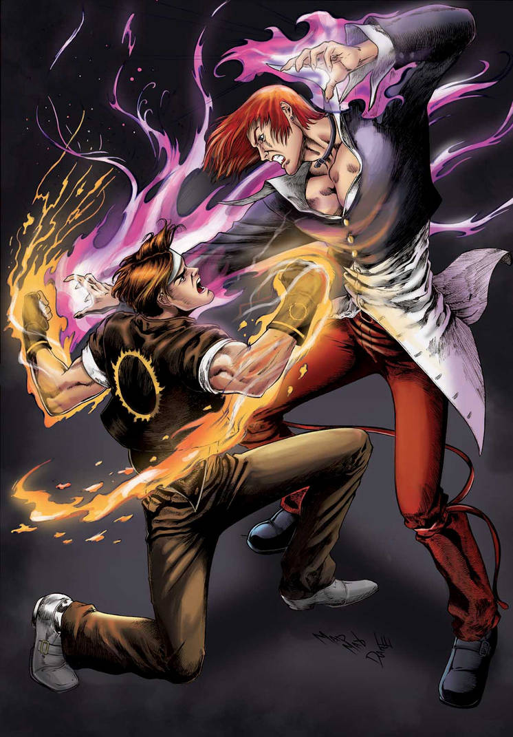 Iori Yagami vs Kyo Kusanagi by UZOMISTUDIO on DeviantArt Iori Yagami vs Kyo Kusanagi by UZOMISTUDIO on DeviantArt