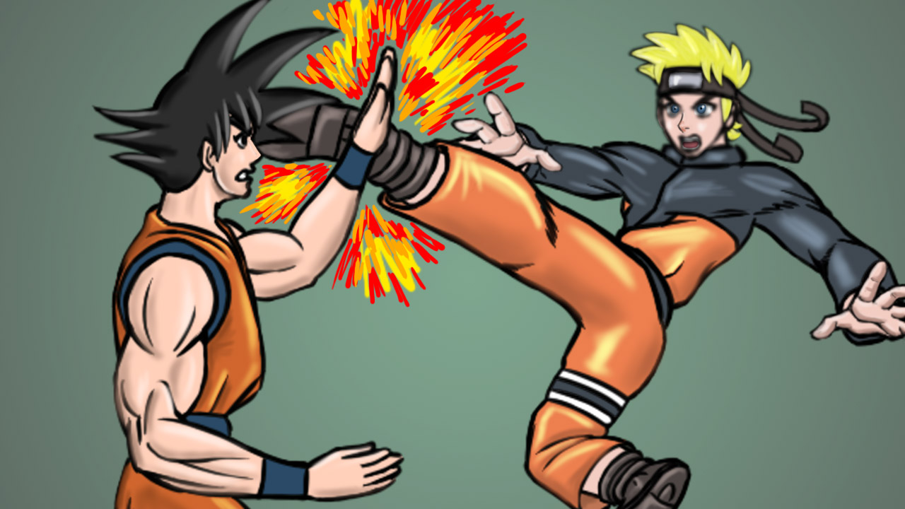 Naruto vs Goku - New video on channel by UZOMISTUDIO on DeviantArt