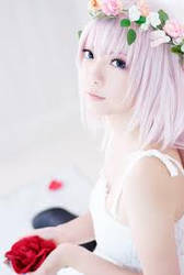 Me. Cos-playing Megurine Luka.