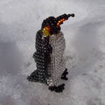 Beaded Emperor Penguin by Liktra