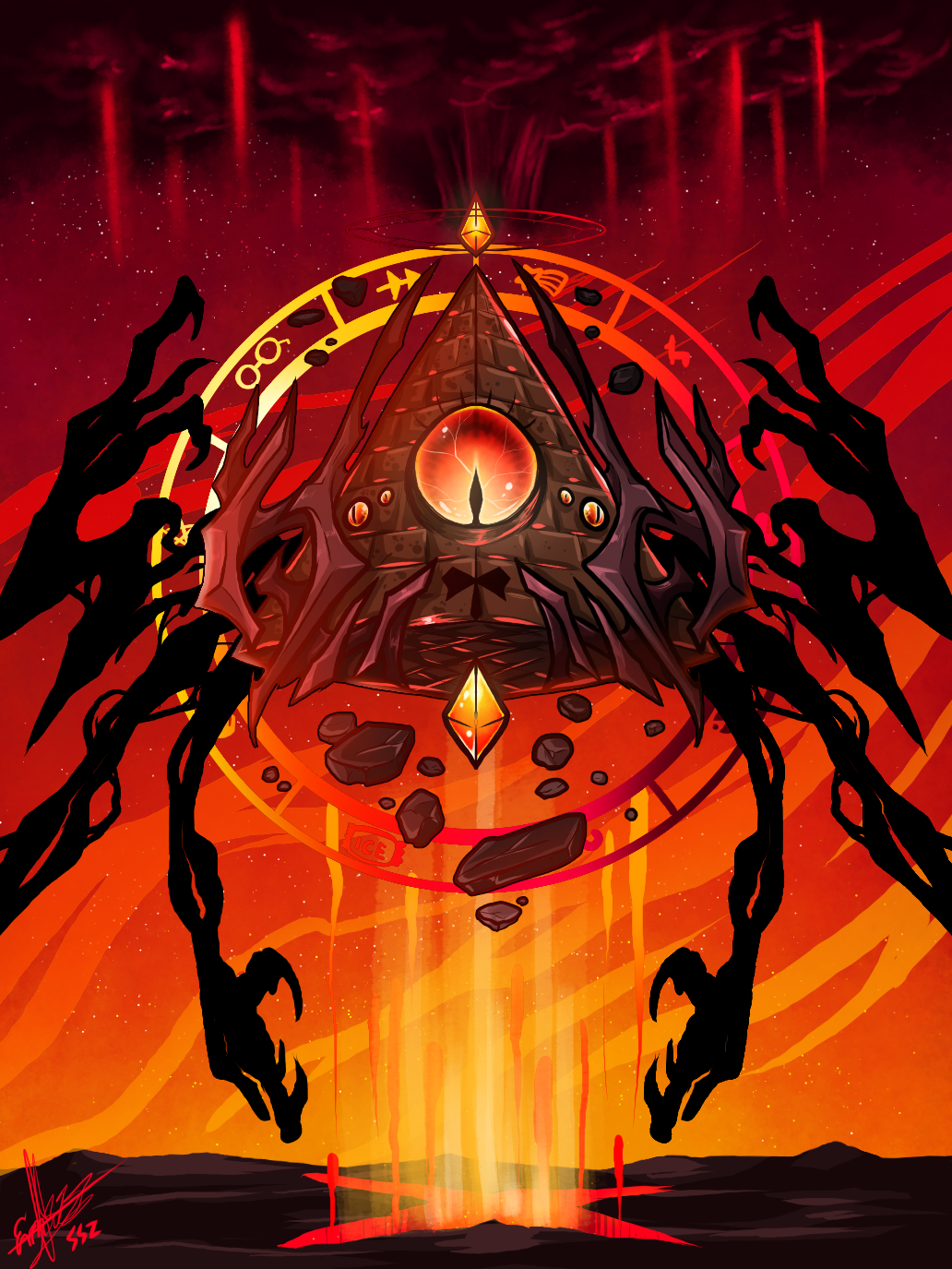 Bill Cipher (my style) by FantomArtZ on DeviantArt