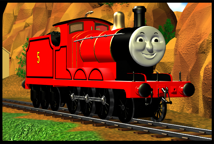 James the Red Engine by DannieBenane on DeviantArt