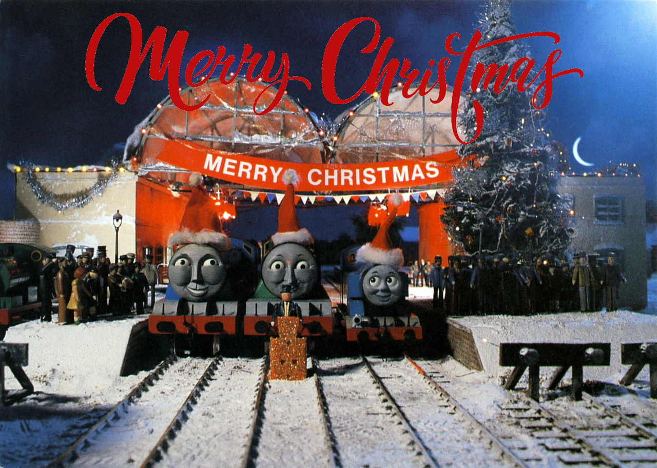 Merry Christmas from Thomas and Friends by mabmb1987 on DeviantArt