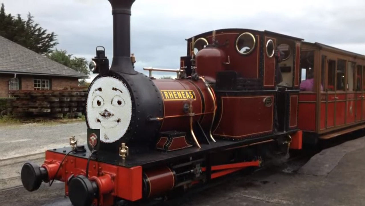 Talyllyn Railway: Rheneas' New Face by mabmb1987 on DeviantArt
