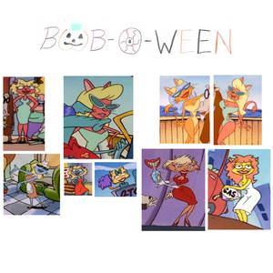 Boob-O-Ween: Females Cats from Rocko