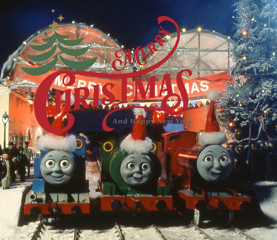Merry Christmas from Thomas and Friends by mabmb1987 on DeviantArt
