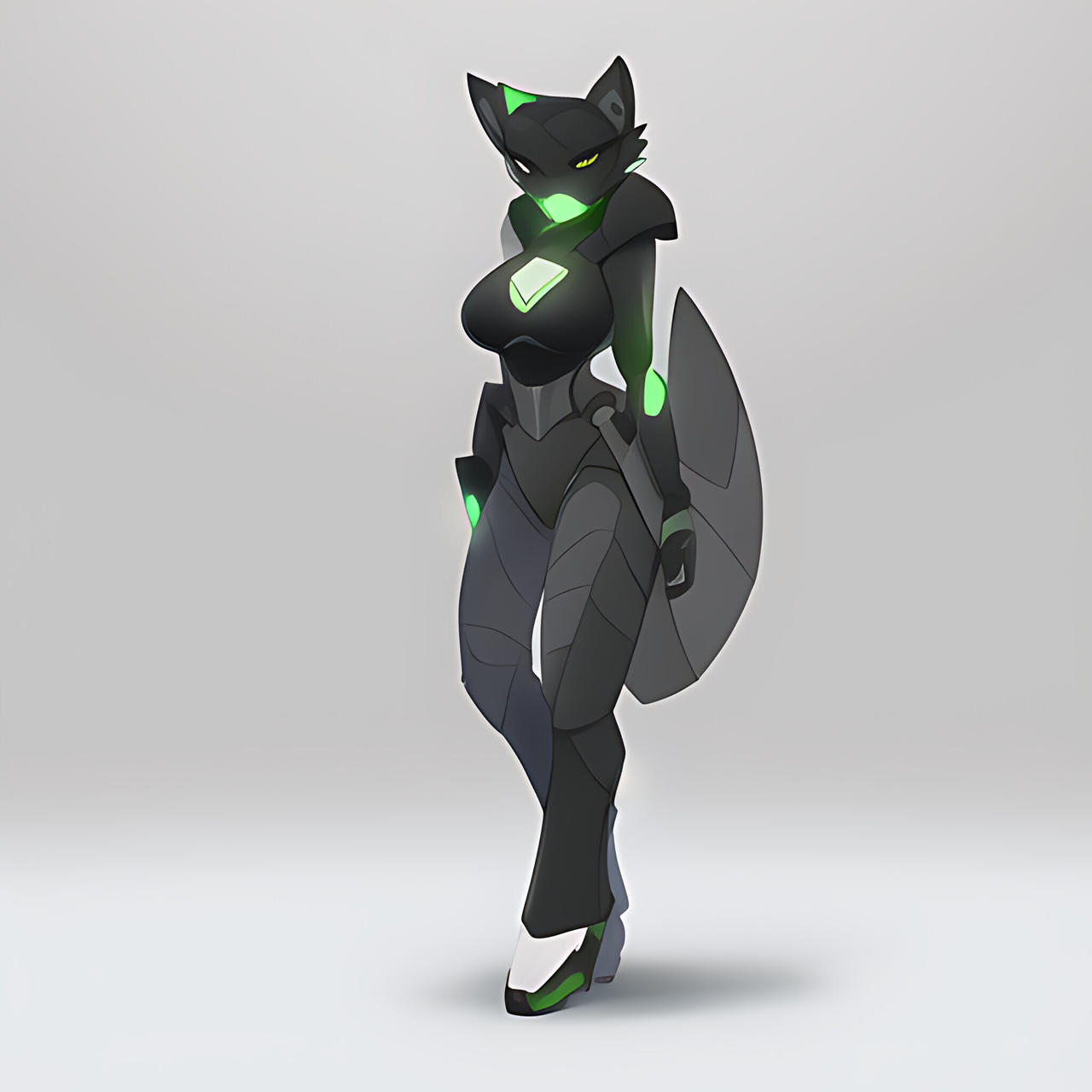 Robotic Female Furry Character By WithaSwishAndaSway On DeviantArt robotic-female-furry-character-by-withaswishandasway-on-deviantart
