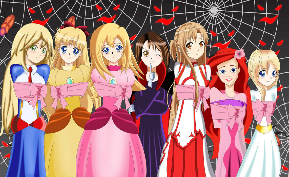 Связанная принцесса аниме