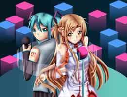 .: Asuna and Miku duet song :.