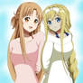 .: SAO : Asuna and Alice :.