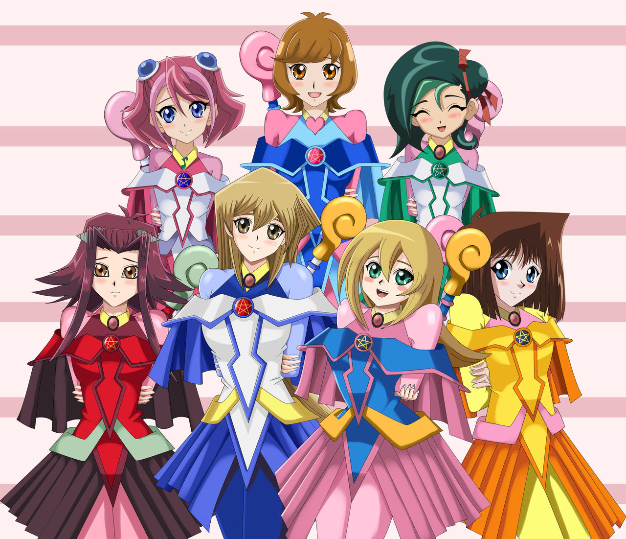 .: YGO Girls : Magician Girls :. by Sincity2100 on DeviantArt