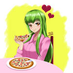 .: C.C. and Pizza :. by Sincity2100