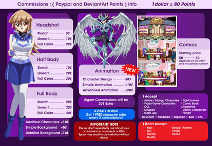 Commissions 2026 Open (NEW PRICES AND FEATURES)