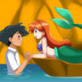 .: Com : Ash and Misty in The Little Mermaid :.