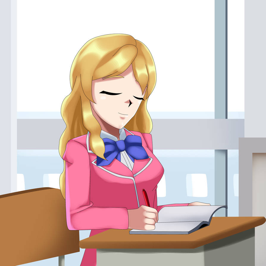 .: Commission : Allison doing her homework :. by Sincity2100 on DeviantArt