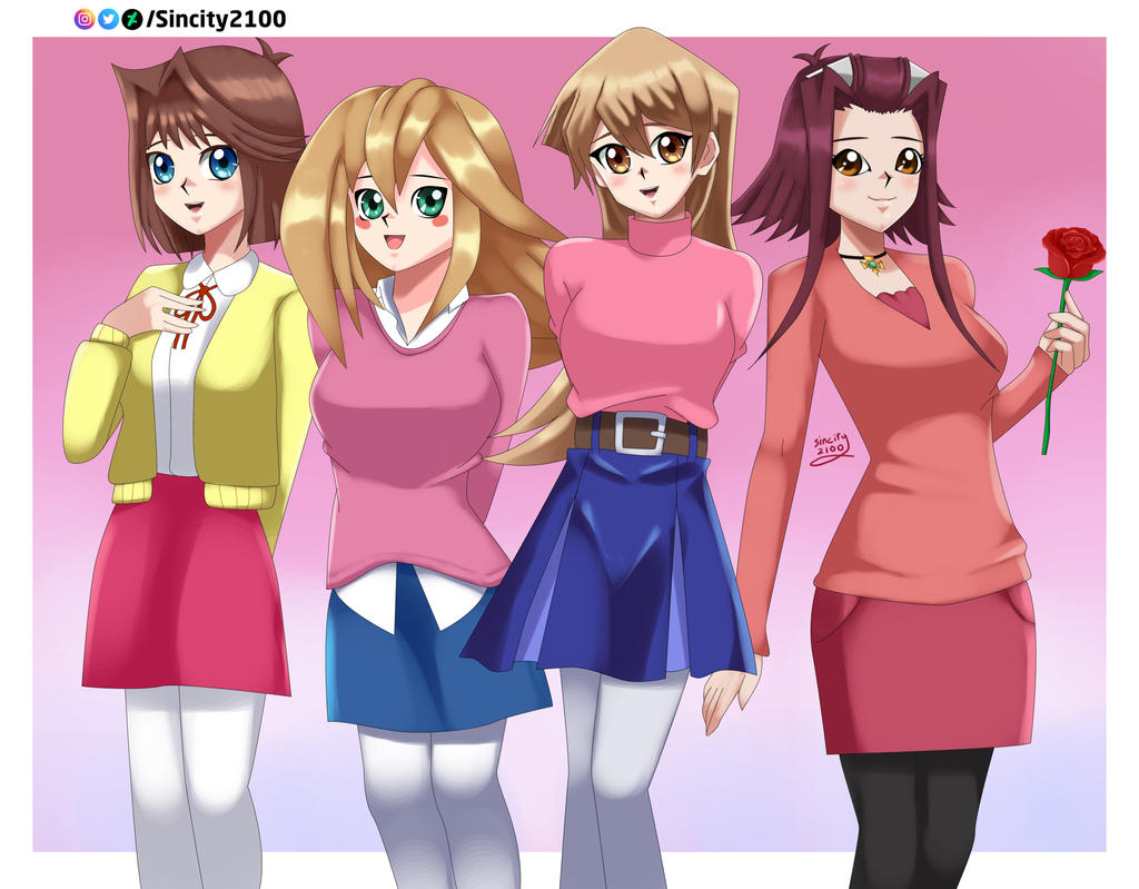 Springht Ygo .: YGO : Spring Girls :. by Sincity2100 on DeviantArt