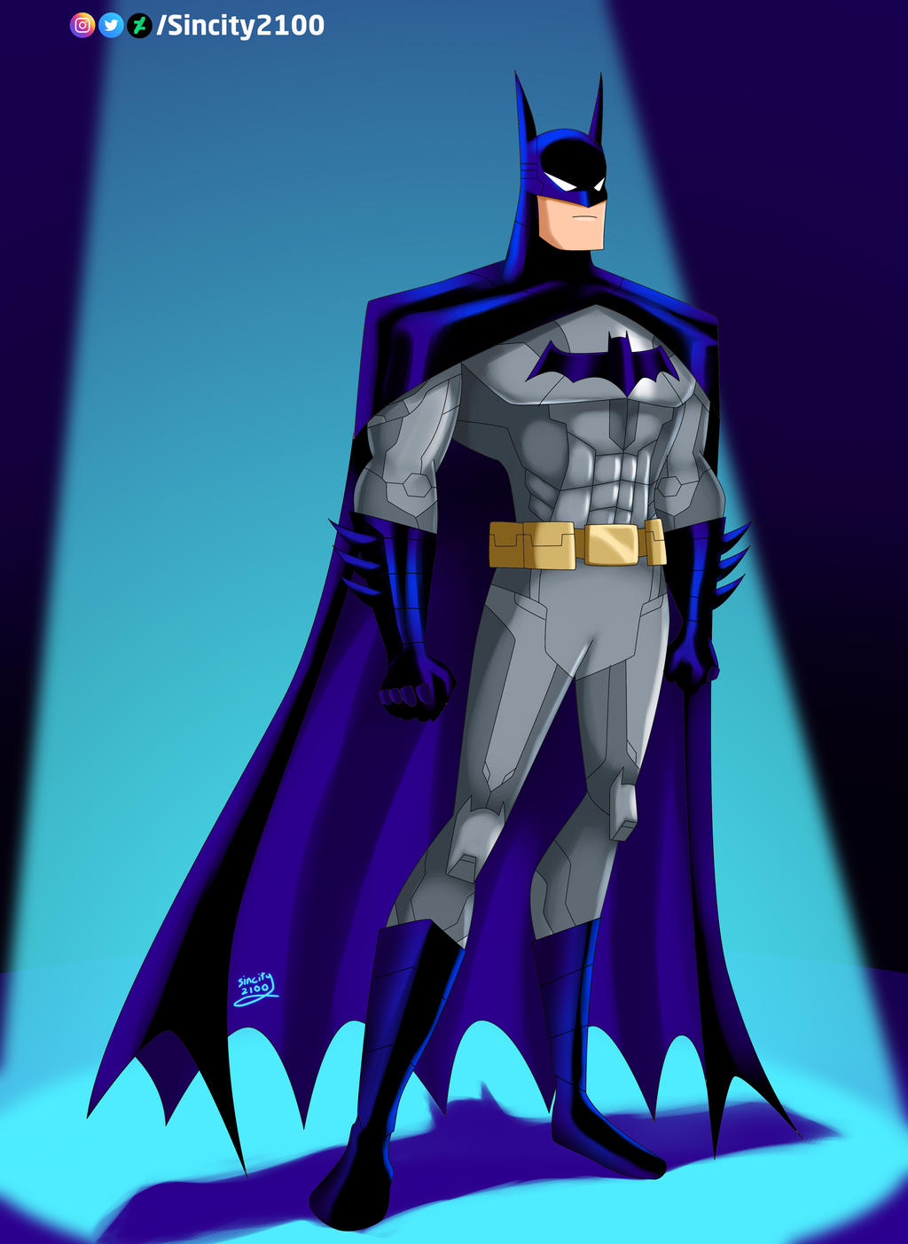 .: Batman : Modern style :. by Sincity2100 on DeviantArt