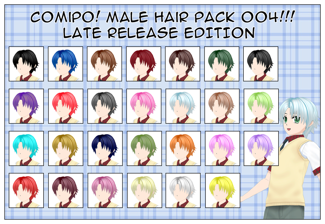 ArtStation - Anime Boy Hairstyles Pack