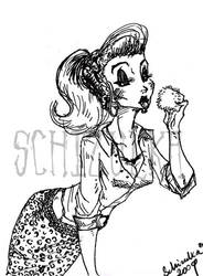 Psychobilly Chick. by schizulka