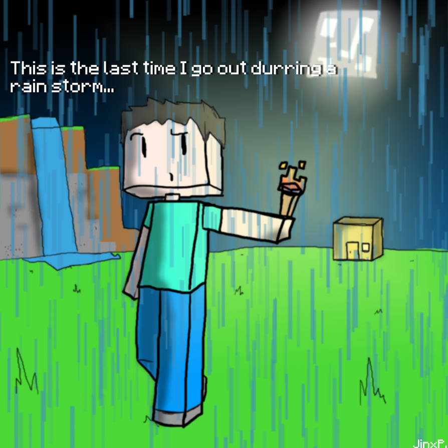 My quick Minecraft Sketch by SodaSniper on DeviantArt