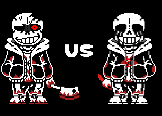 Killer!Sans Sprite Phase 1 by MegaloFellSans on DeviantArt