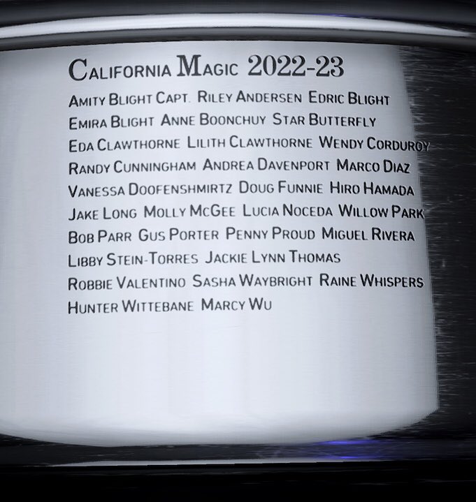 Disney Characters engraved on the Stanley Cup by HockeyCoven22 on