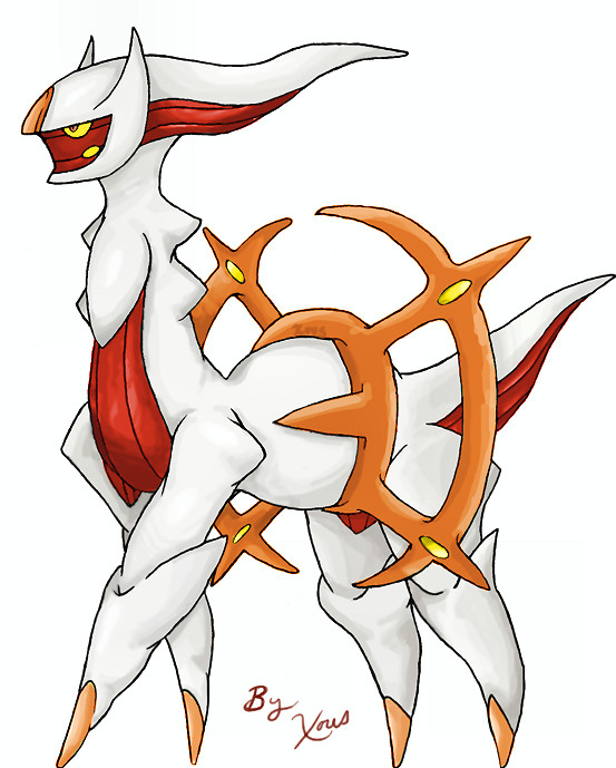 Arceus: Flame Plate Attached