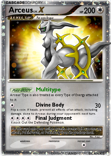 Arceus LV.X by Xous54 on DeviantArt