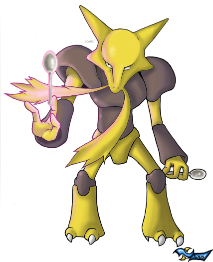 Pokedex Challenge Preview - Alakazam by Rhodolite -- Fur Affinity [dot] net