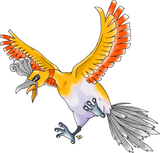 Shiny Ho Oh Pokemon - Free Transparent PNG Clipart Images Download