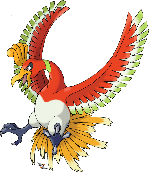 Ho-Oh v.2 by Xous54 on DeviantArt