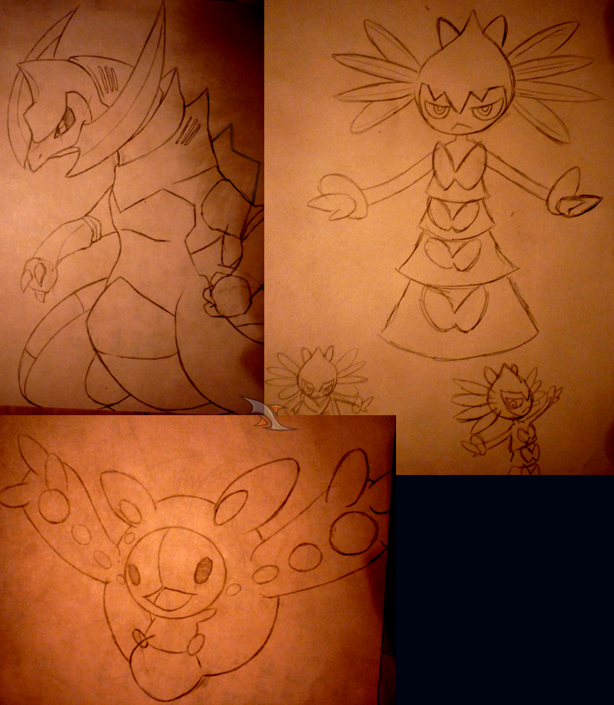 Generation 5 Pokemon Sketches