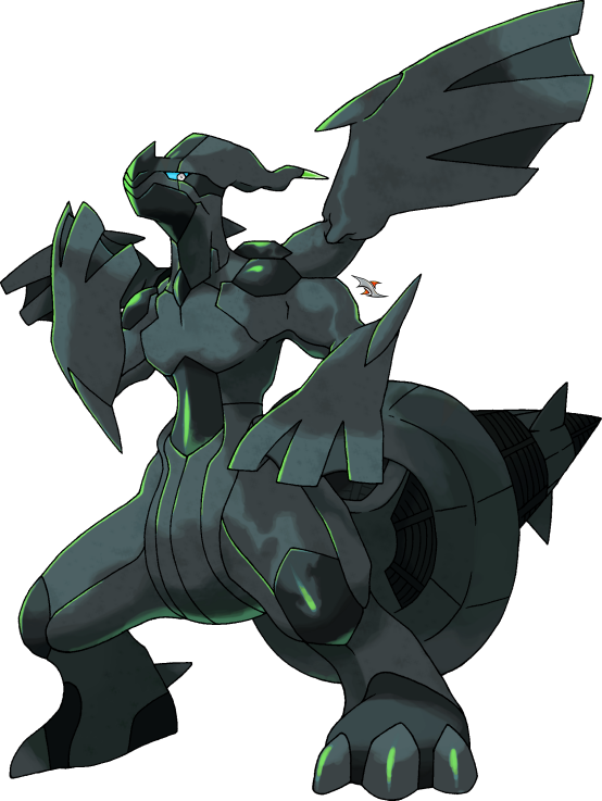 Zekrom Shiny by Xous54 on DeviantArt