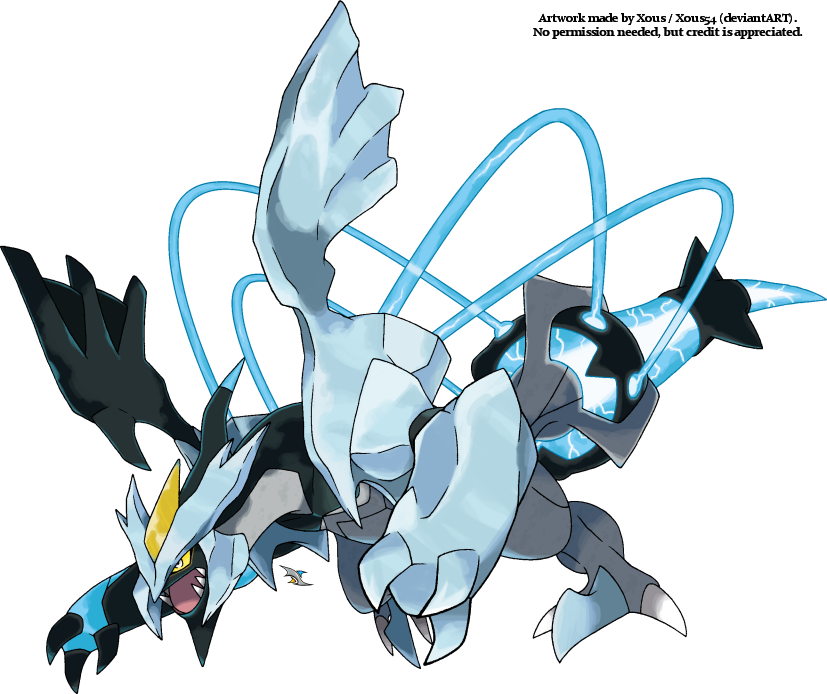 Zekrom Shiny by Xous54 on DeviantArt