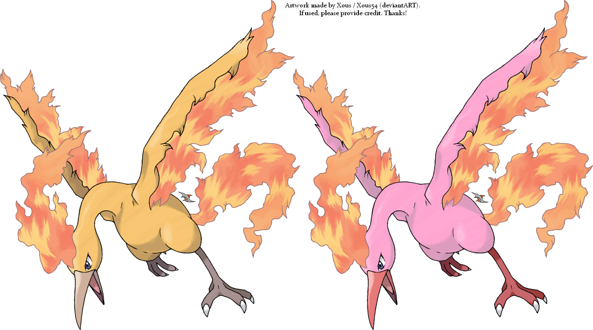 Shiny Moltres by Phatmon on DeviantArt