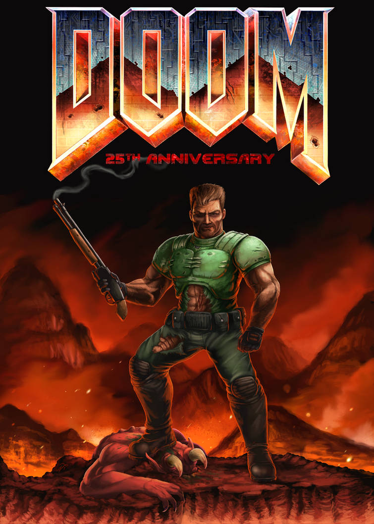 DOOM 25th Anniversary by Xous54